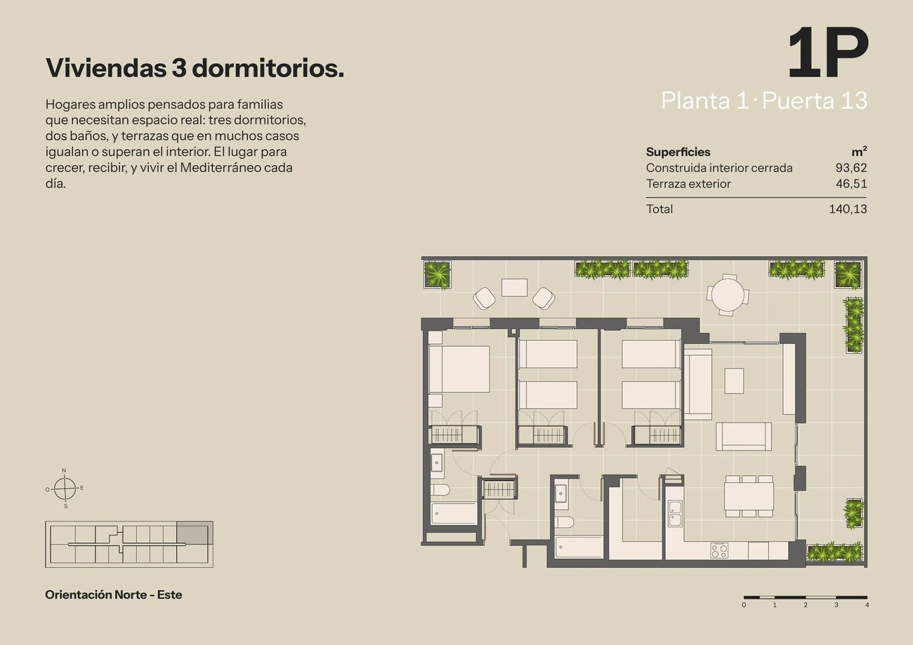 Belcaire · 3 dormitorios · 1P